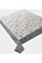 Snowflake Beige Care Free Stain Resistant Duck Fabric Living Room - Kitchen Table Cloth
