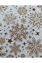Snowflake Beige Care Free Stain Resistant Duck Fabric Living Room - Kitchen Table Cloth - 3