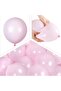 Balloon Shiny Metallic Helium Balloon 10 Pieces Pink Color - 3