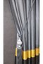 Gray Kuka Braçol Cornice Attachment Ceiling Side Tie Curtain Collection Accessory Tieback