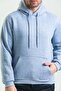 Unisex 100% Cotton Oversize Gray Hooded Sweatshirt - 5