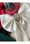Satin Bow Snowflake Buckle