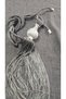 Gray Kuka Braçol Cornice Attachment Ceiling Side Tie Curtain Collection Accessory Tieback - 4