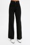 Free 90's Colorfast Black Palazzo Jean Women's Power Lycra Women's High Waist Recovery - 2