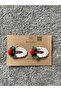 Hand Knitted Christmas Themed Pearl Snap Buckle