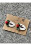 Hand Knitted Christmas Themed Pearl Snap Buckle - 2