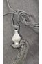 Gray Kuka Braçol Cornice Attachment Ceiling Side Tie Curtain Collection Accessory Tieback - 3