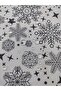 Snowflake Black Care Free Stain Resistant Duck Fabric Living Room - Kitchen Table Cloth - 3