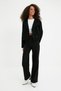 Free 90's Colorfast Black Palazzo Jean Women's Power Lycra Women's High Waist Recovery - 5