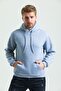 Unisex 100% Cotton Oversize Gray Hooded Sweatshirt - 3