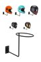 5 Pieces Motorcycle Helmet Stand Wall Mounted