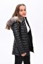 Genuine Leather Hooded Coat - 4