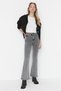 Zoe Smoked Flare Jeans High Waist Flare Jeans Comfortable (Extra Comfortable)
