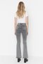 Zoe Smoked Flare Jeans High Waist Flare Jeans Comfortable (Extra Comfortable) - 5