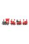22cm Christmas Themed 4 Piece Wooden Train Handmade! Imported product! Limited edition!