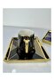 Luxury Porcelain Rosetta Acar 6 Piece Turkish Coffee Set - 2