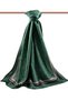 Women's Luxury Medina Silk Shawl Petrol Green - 2