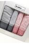 Best Set - Bath Towel Set - Gray Pink - 2