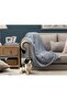Wellsoft Blanket Television Blanket Plush Fleece Blanket Single 170*230-grey - 2