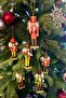 Retro Nutcracker Hanging on the Christmas Tree 6-Piece 13 Cm Tin Soldier Nutcracker Christmas New Year Decoration - 2