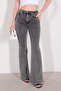 Zoe Smoked Flare Jeans High Waist Flare Jeans Comfortable (Extra Comfortable) - 3