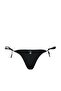 Siyah Brazilian Düşük Bel Basic Bikini Altı TBESS23BA00052 - 6