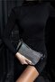 Silveria Women's Silver Genuine Stone Bag - 6