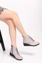 Women's Genuine Leather Non-Slip Wedge Heel Sole Esfa.2002 - Gray - 40 - 3