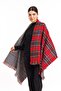 Double Sided Plaid Scottish Pattern Shawl Scarf-shoulder Shawl - 8