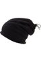 Men's Black Thermal Winter Fleece Gloves Closed Fingers - Fleece Beanie Neck Collar Hat Set of 2 Suit - 3