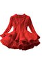 Red Knitwear Dress