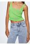 Ribbed Cropped Blouse - 7