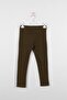Girl's Khaki Tights - 3