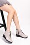 Women's Genuine Leather Non-Slip Wedge Heel Sole Esfa.2002 - Gray - 40 - 2