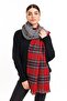 Double Sided Plaid Scottish Pattern Shawl Scarf-shoulder Shawl - 2