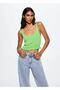 Ribbed Cropped Blouse