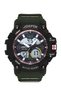 Digital Analog Silicone Cord Men's Wrist Watch 1614ys