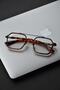 Blue Light Protection Glasses Optical Compatible Can Change Glasses Blue Block Unisex Women Leopard