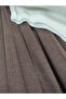 Cotton Diagonal Fabric Pleated Skirt - 2
