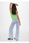 Ribbed Cropped Blouse - 4