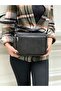 Genuine Leather Medium Size Crossbody Women's Bag Stone Printed 25*21*7 Cm - 4