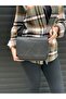 Genuine Leather Medium Size Crossbody Women's Bag Stone Printed 25*21*7 Cm - 5