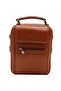 4588 100% Genuine Leather Men's Handbag Crossbody Bag Brown