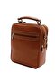 4588 100% Genuine Leather Men's Handbag Crossbody Bag Brown - 3