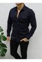 Lycra Thick Colored Denim Shirt
