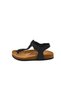 Genuine Leather Navy Blue Women's Sandals - 2
