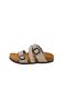 Genuine Leather Gray Women's Slippers - 3