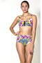 High Waist Patterned Bikini