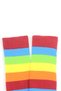 Stripe Detailed Rainbow Pattern Cotton Laptop Sports Socks Colorful Sports Socks - 5