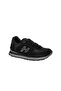 Unisex Black Lace-Up Sports Shoes 19250